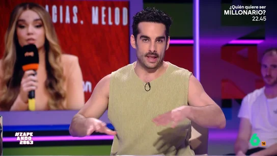 Juan Sanguino 'traduce' las palabras de Melody: "El mensaje que ella quería mandar es: 'Lo estoy petando a pesar de RTVE'" La cantante explicaba, durante la rueda de prensa que celebró para hablar sobre su participación en Eurovisión, que su canción estaba entre las más escuchadas en las plataformas mientras que su actuación se había situado entre las más vistas.