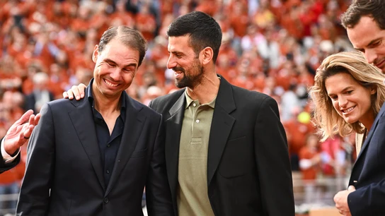 Rafa Nadal y Novak Djokovic Rafa Nadal y Novak Djokovic