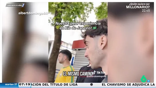 La "terrorífica" experiencia de unos españoles en Brasil en un Uber: "Hemos cruzado la favela con un chaval apuntando con una pistola" La "terrorífica" experiencia de unos españoles en Brasil en un Uber: "Hemos cruzado la favela con un chaval apuntando con una pistola"