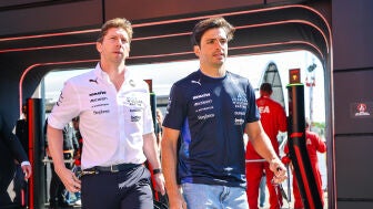 James Vowles y Carlos Sainz