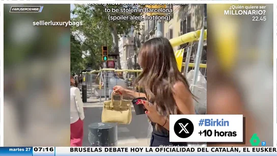 ¿Cuánto tardan en desaparecer un bolso de marca tirado en la calle en Barcelona? Una influencer hace la prueba ¿Cuánto tardan en desaparecer un bolso de marca tirado en la calle en Barcelona? Una influencer hace la prueba