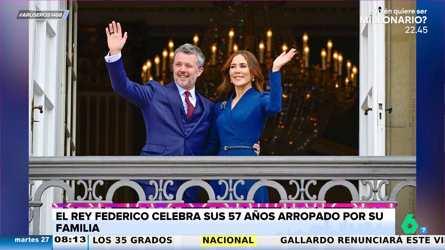 Alfonso Arús, al ver a Federico de Dinamarca con su mujer, Mery: "Están mejor que Macron" Alfonso Arús, al ver a Federico de Dinamarca con su mujer, Mery: "Están mejor que Macron"