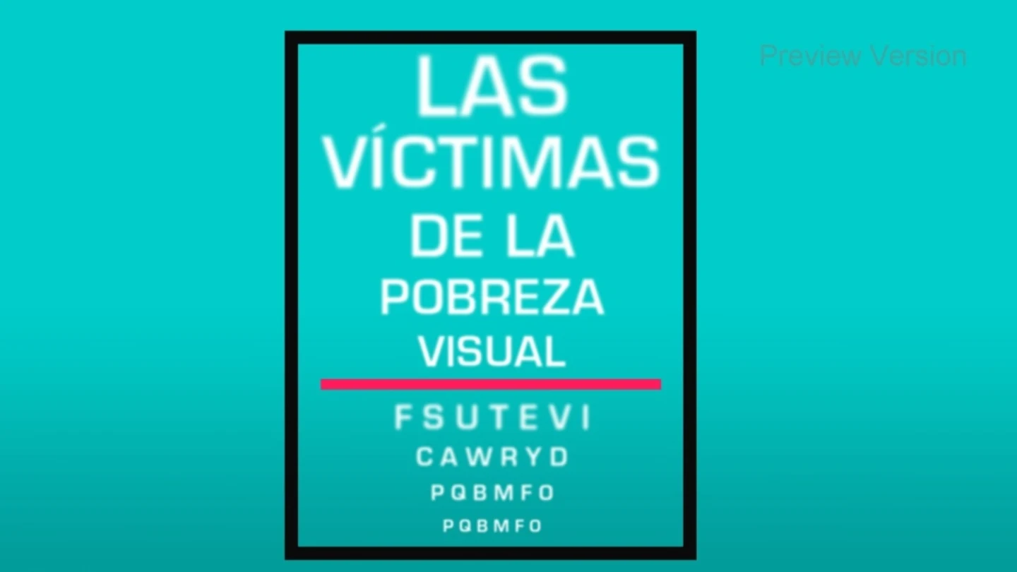 La infancia que no ve: 721.000 niños viven atrapados en la pobreza visual La infancia que no ve: 721.000 niños viven atrapados en la pobreza visual