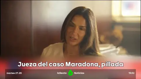 pillada a la jueza del caso Maradona pillada a la jueza del caso Maradona