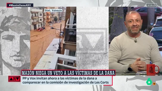 Rafa López destaca que el problema de Mazón es "el ninguneo constante" a las víctimas de la DANA: "El nivel de caradurismo es tal, que duele" Rafa López destaca que el problema de Mazón es "el ninguneo constante" a las víctimas de la DANA: "El nivel de caradurismo es tal, que duele"