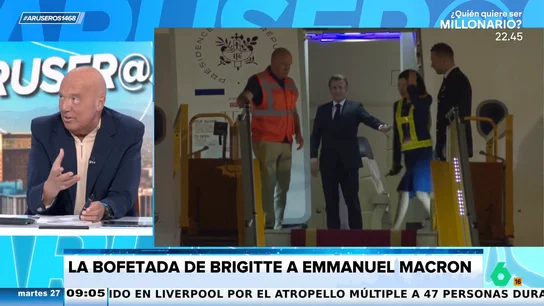 Alfonso Arús, del manotazo de Brigitte Macron a Emmanuel Macron: "Si no es una broma es una agresión" Alfonso Arús, del manotazo de Brigitte Macron a Emmanuel Macron: "Si no es una broma es una agresión"