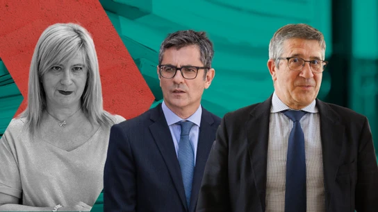 Leire Díez, Félix Bolaños y Patxi López Leire Díez, Félix Bolaños y Patxi López