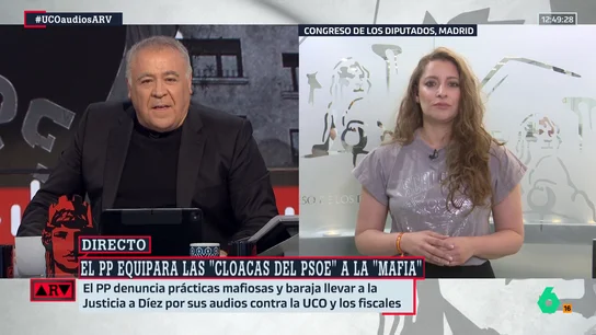 El PP denuncia "prácticas mafiosas" y baraja llevar a la Justicia a Díez por los audios: "Es absurdo que el PSOE diga que no tiene nada que ver con ellos" El PP denuncia "prácticas mafiosas" y baraja llevar a la Justicia a Díez por los audios: "Es absurdo que el PSOE diga que no tiene nada que ver con ellos"