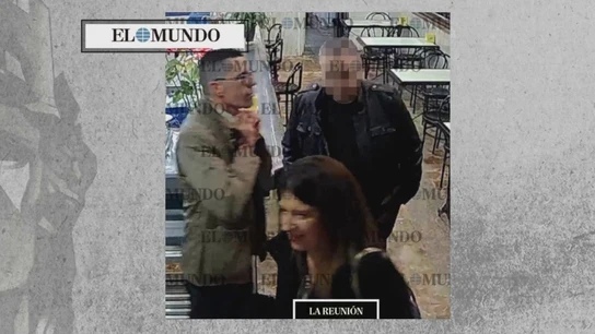 Imagen de la reunión de Leire Díez y Rubén Villalba que publica El Mundo Imagen de la reunión de Leire Díez y Rubén Villalba que publica El Mundo