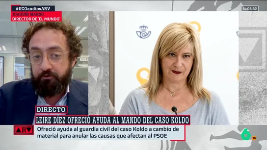 Joaquín Manso, sobre Leire Díez: "El conocimiento que ella tiene no es propio de un recién llegado" Joaquín Manso, sobre Leire Díez: "El conocimiento que ella tiene no es propio de un recién llegado"