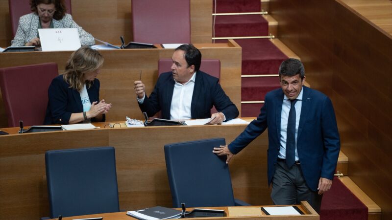 Les Corts aprueban los presupuestos de la Generalitat para 2025, los segundos de Mazón, con los votos de PP y Vox