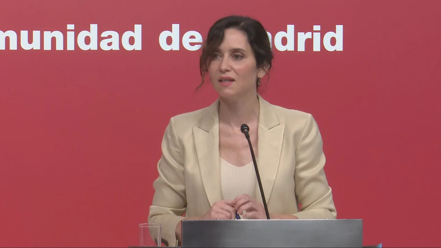 La presidenta de la Comunidad de Madrid, Isabel Díaz Ayuso La presidenta de la Comunidad de Madrid, Isabel Díaz Ayuso