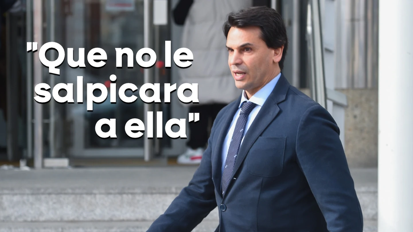 El novio de Ayuso admitió ante el juez que pidió a su abogado proteger a la presidenta: "Que no le salpique" El novio de Ayuso admitió ante el juez que pidió a su abogado proteger a la presidenta: "Que no le salpique"