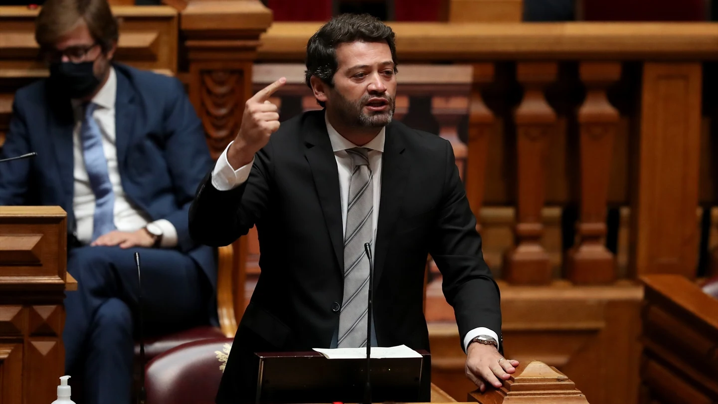 André Ventura, líder del partido portugués de ultraderecha Chega André Ventura, líder del partido portugués de ultraderecha Chega