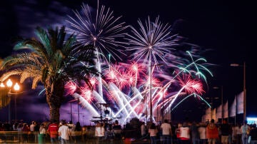 Espectáculo pirotécnico. Festival del Atlántico (Madeira)