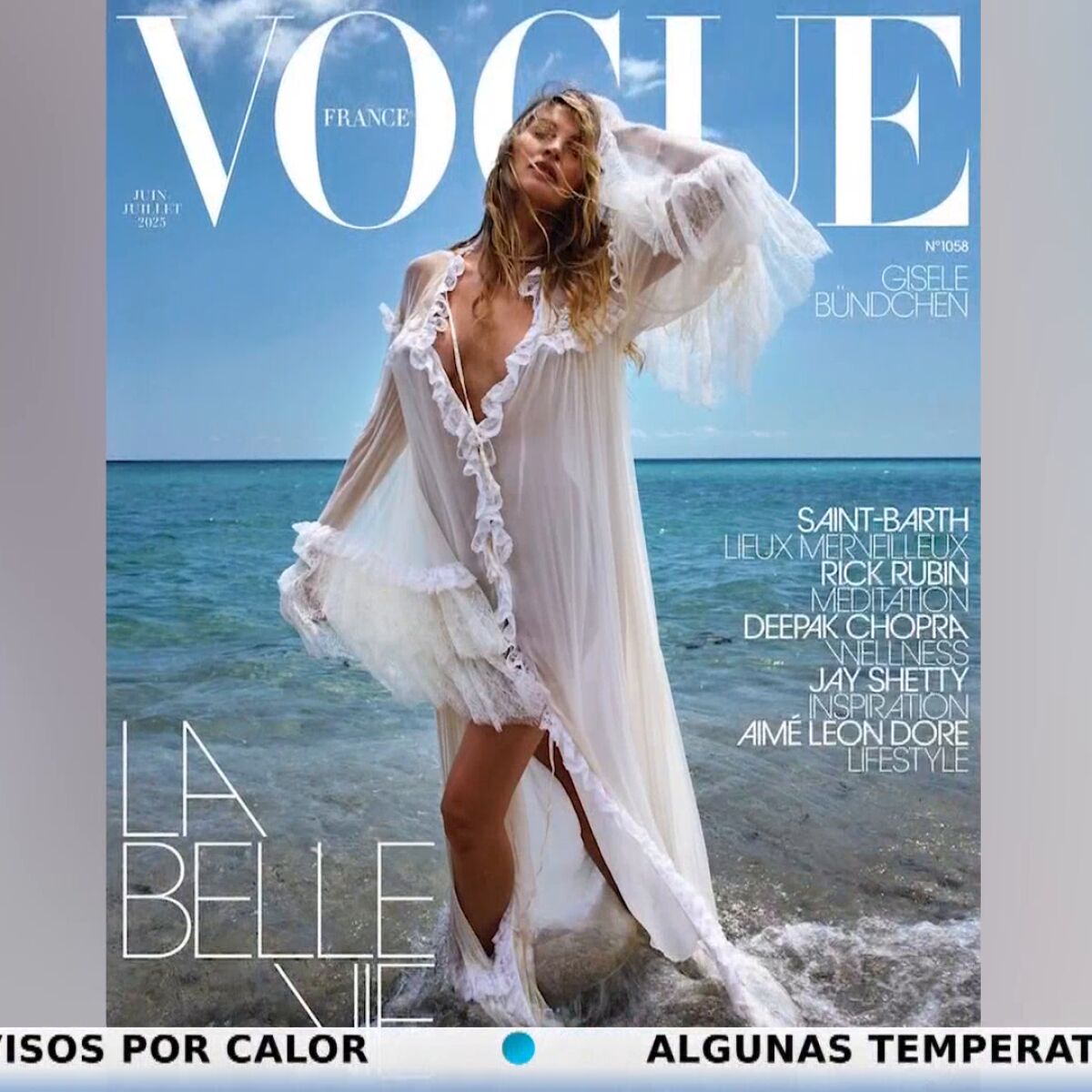 Las espectaculares fotos de Gisele Bundchen en 'Vogue' meses