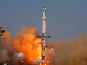 Noveno vuelo de prueba del cohete Starship de SpaceX Noveno vuelo de prueba del cohete Starship de SpaceX