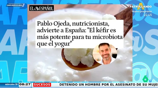 La reacción de Alfonso Arús a una recomendación del nutricionista Pablo Ojeda: "Me ha cambiado la vida" La reacción de Alfonso Arús a una recomendación del nutricionista Pablo Ojeda: "Me ha cambiado la vida"