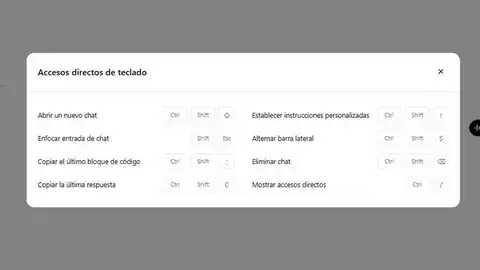 Listado de atajos de Chat GPT Listado de atajos de Chat GPT