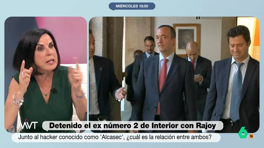 Bea de Vicente, sobre el ex número 2 de Interior: "Habrá que demostrar que sabía que derivaba dinero ilícito o la negligencia profesional" Bea de Vicente analiza la detención del ex número 2 de Interior con Rajoy, Francisco Martínez, por sus vínculos con el hacker 'Alcasec' y recuerda que "los abogados estamos obligados por ley a saber que el dinero que cobramos no proviene del blanqueo de capitales".