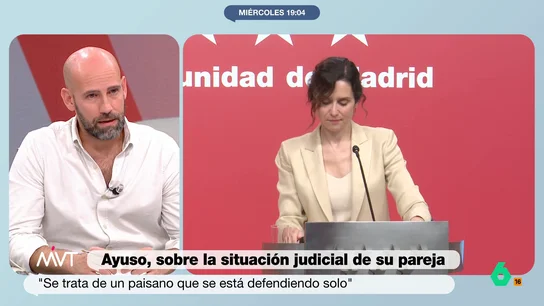 Gonzalo Miró critica las escusas de Díaz Ayuso sobre los protocolos de la vergüenza: "Miente más que habla" Gonzalo Miró critica las escusas de Díaz Ayuso sobre los protocolos de la vergüenza: "Miente más que habla"