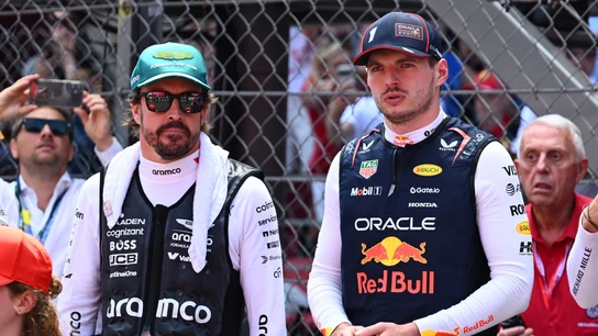 Fernando Alonso y Max Verstappen Fernando Alonso y Max Verstappen