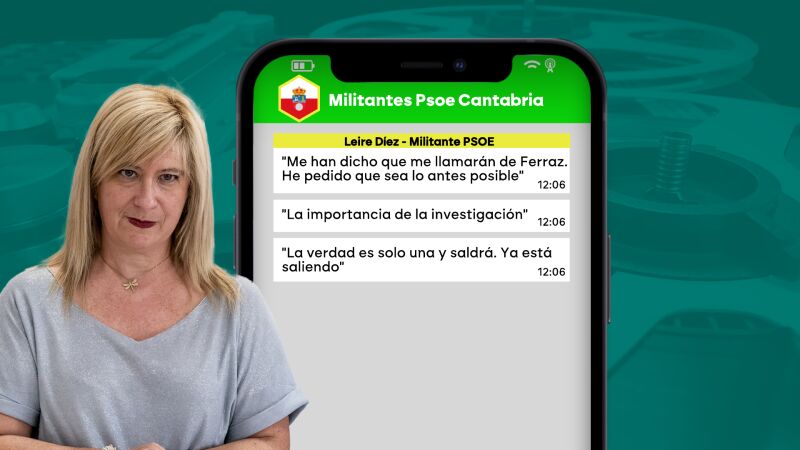 Leire Díez quiere hablar "lo antes posible" con Ferraz para dar explicaciones sobre los audios de la UCO.