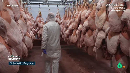Las duras exigencias de China para exportar cerdo español: "Te piden empaquetado, pesos, nivel de grasa..." El cerdo supone el 31% de las exportaciones de España a China. Mario Martínez, director de Exportaciones en 'Hola Food' explica cómo es su relación comercial con el gigante asiático, al que venden partes del cerdo que aquí apenas se comen.