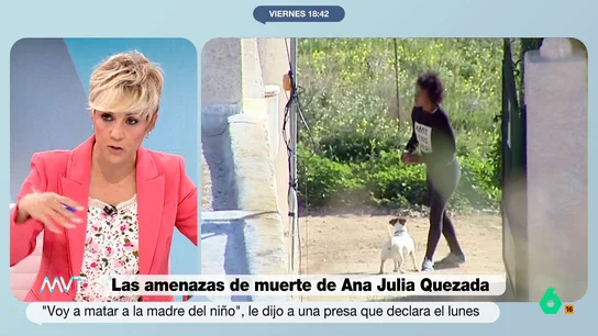 Cristina Pardo: "Ana Julia Quezada está muy lejos de ser una persona arrepentida, es una vergüenza que se permita esta revictimización" Una mujer, que compartió prisión con la asesina del pequeño Gabriel en Ávila, va a declarar el próximo 2 de junio. Esta mujer habría escuchado en la prisión como Quezada amenazaba de muerte a Patricia Ramírez, madre del pequeño.