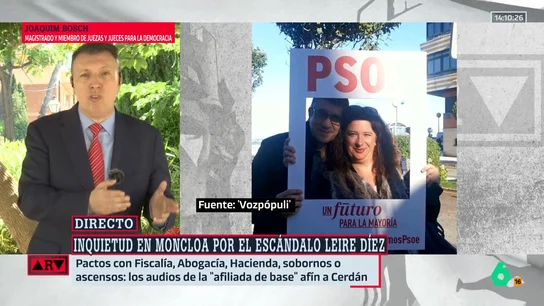 Joaquim Bosch destaca que el PSOE debe tomar "medidas enérgicas" tras los audios contra la UCO: "Los datos son de enorme gravedad" Joaquim Bosch destaca que el PSOE debe tomar "medidas enérgicas" tras los audios contra la UCO: "Los datos son de enorme gravedad"