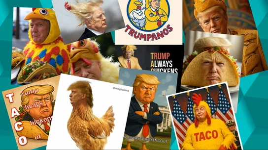 TACO, el viral acrónimo en Estados Unidos que señala que "Trump siempre se acobarda" TACO, el viral acrónimo en Estados Unidos que señala que "Trump siempre se acobarda"
