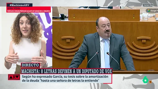 Aina Vidal reacciona a las declaraciones machistas de un diputado de Vox: "Es un retrógrado Aina Vidal reacciona a las declaraciones machistas de un diputado de Vox: "Es un retrógrado