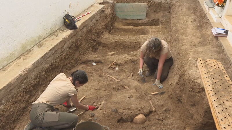Localizan dos fosas comunes con víctimas del franquismo en Valverde de Llerena (Badajoz)