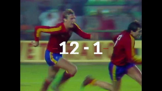 Así metió Rincón el histórico gol 12 a Malta tras fallar un penalti: "Tenía que ser así, tenía que ser yo" Así metió Rincón el histórico gol 12 a Malta tras fallar un penalti: "Tenía que ser así, tenía que ser yo"