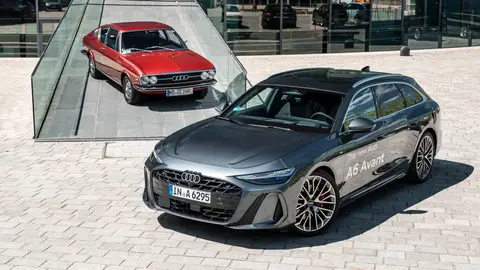 El primer Audi 100 y el último Audi A6 El primer Audi 100 y el último Audi A6