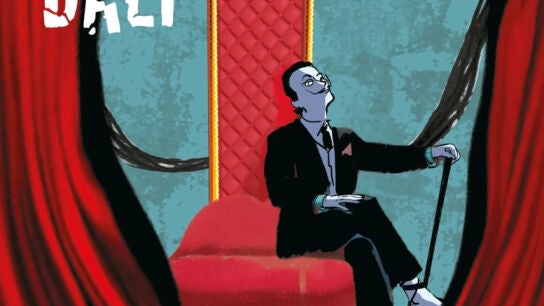 Detalle de la cubierta de 'La vida incombustible de Salvador Dal&iacute;'