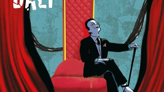 Detalle de la cubierta de 'La vida incombustible de Salvador Dalí' Detalle de la cubierta de 'La vida incombustible de Salvador Dalí'