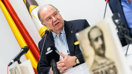 Juan Chicharro, presidente de la Fundación Francisco Franco Juan Chicharro, presidente de la Fundación Francisco Franco