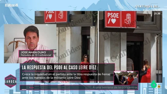 José María Olmo, sobre Leire Díez: "Sostener que esto tiene que ver con un libro me parece una tomadura de pelo" José María Olmo, sobre Leire Díez: "Sostener que esto tiene que ver con un libro me parece una tomadura de pelo"