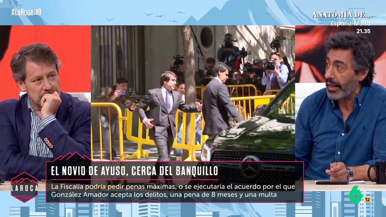 Juan del Val: "Ayuso ha hecho suyos los problemas judiciales de su novio"