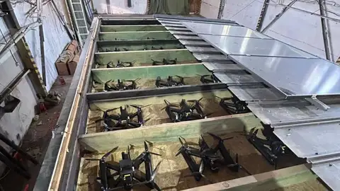 Los drones usados en la 'Operación Telaraña' Los drones usados en la 'Operación Telaraña'