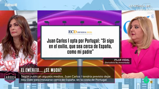 Pilar Vidal desmiente los rumores de mudanza del rey emérito a Portugal tras hablar con su entorno: "Es rotundamente falso" Pilar Vidal desmiente los rumores de mudanza del rey emérito a Portugal tras hablar con su entorno: "Es rotundamente falso"