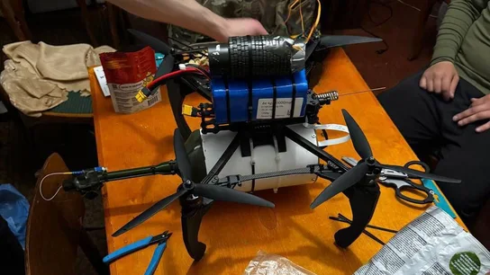 Las drones utilizados en el ataque ucraniano. Las drones utilizados en el ataque ucraniano.