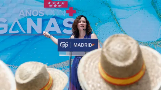 Ayuso durante un acto del PP en Madrid Ayuso durante un acto del PP en Madrid