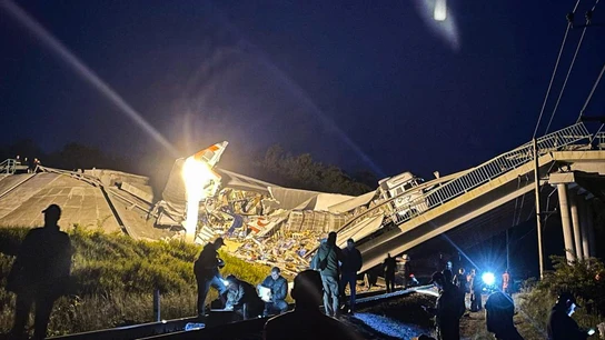 El colapso de un puente en Briansk (Rusia) El colapso de un puente en Briansk (Rusia)