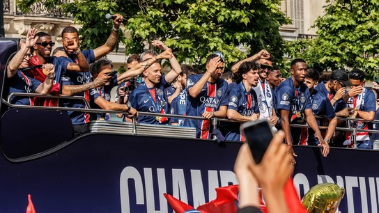 Celebración PSG Celebración PSG