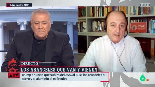 Miguel Sebastián, sobre el impacto de los aranceles de Trump: "Se han roto canales comerciales solo por la incertidumbre" Miguel Sebastián, sobre el impacto de los aranceles de Trump: "Se han roto canales comerciales solo por la incertidumbre"