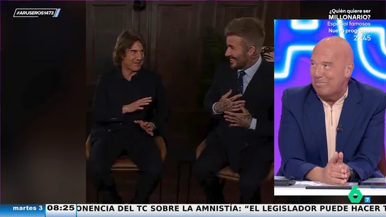 Alfonso Arús, de las bromas de David Beckham y Tom Cruise: "Acaban pareciendo 'Dos tontos muy tontos'" Alfonso Arús, de las bromas de David Beckham y Tom Cruise: "Acaban pareciendo 'Dos tontos muy tontos'"