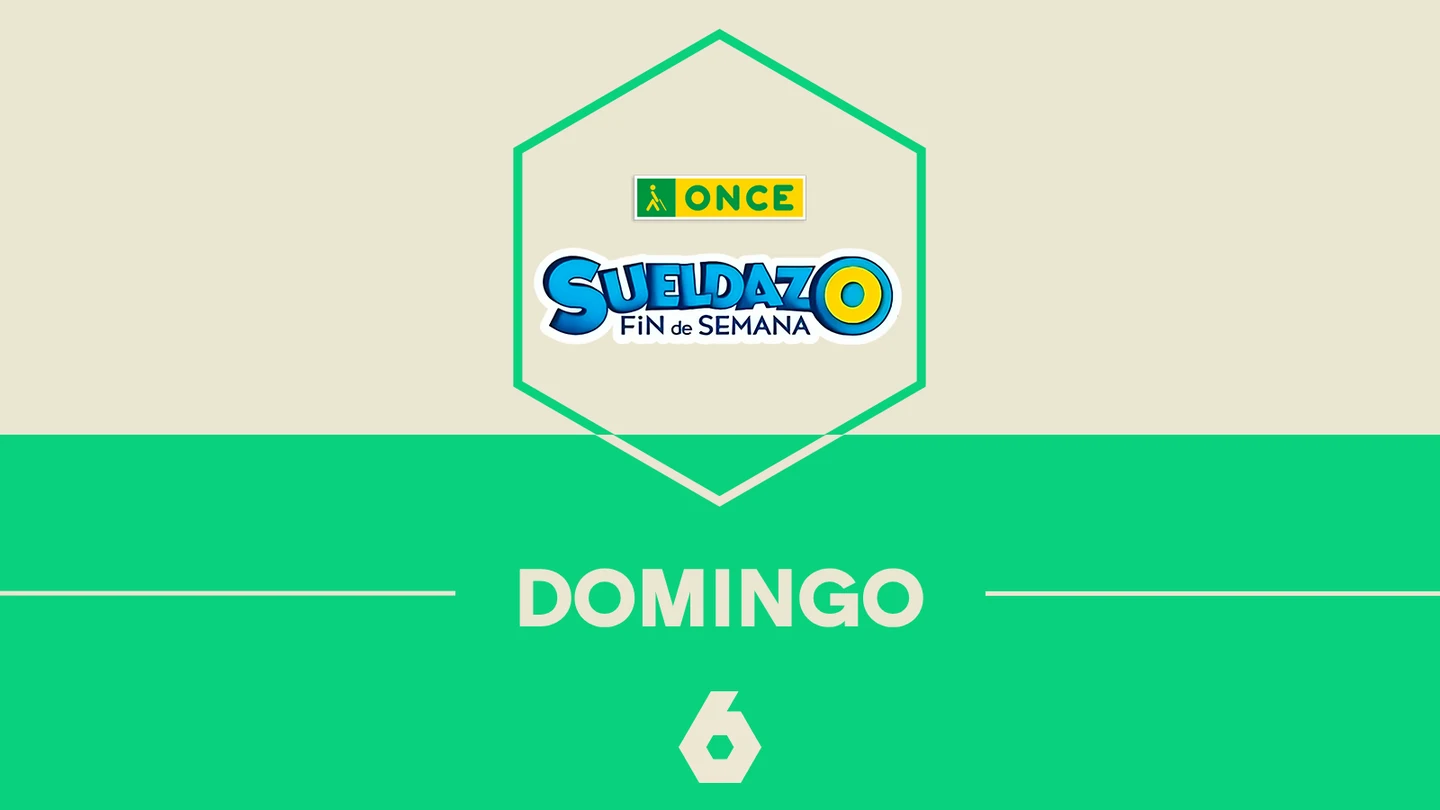 Comprueba el número premiado del Sueldazo del Fin de Semana de la ONCE de este domingo Comprueba el número premiado del Sueldazo del Fin de Semana de la ONCE de este domingo