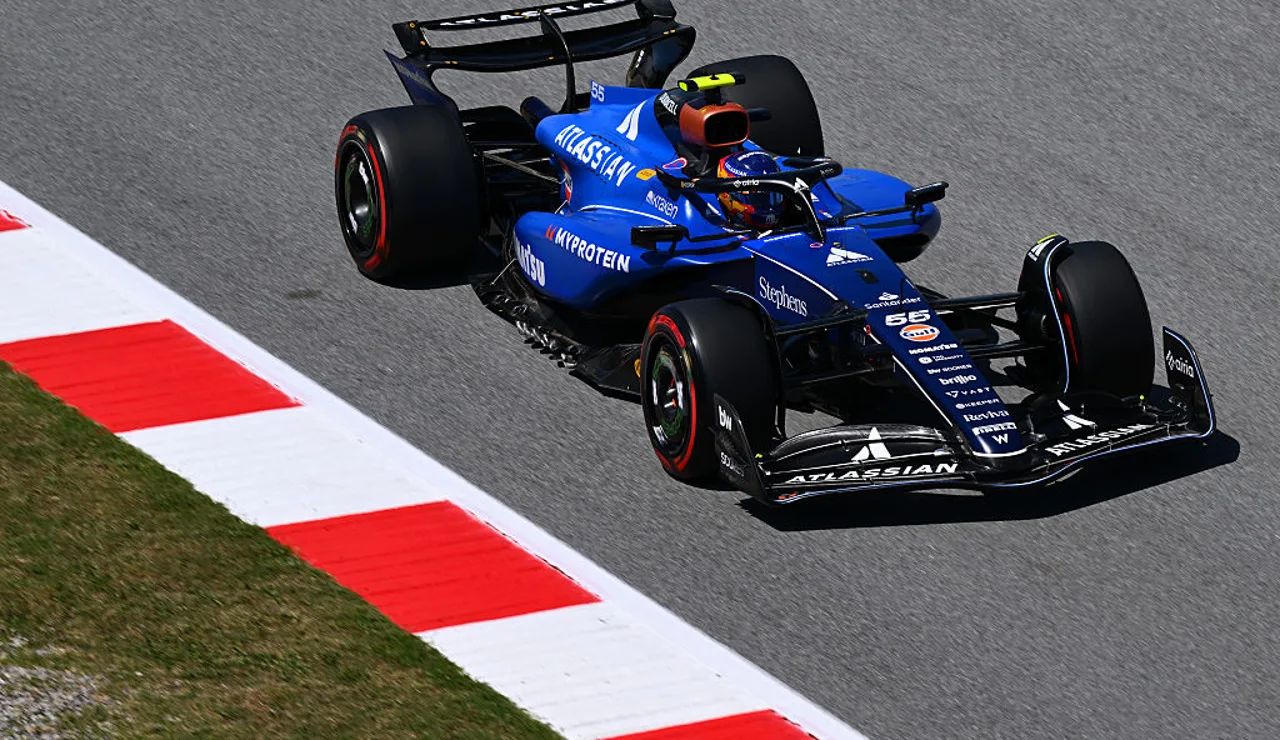 Carlos Sainz, piloto de Wiliiams Racing, durante los libres del GP de Barcelona del pasado fin de semana